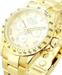 Daytona in Yellow Gold on Yellow Gold Oyster Bracelet with Champagne MOP Dial