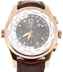 World Time Chronograph - Rose Gold Grey Dial with Grey and Creme Inner Bezel