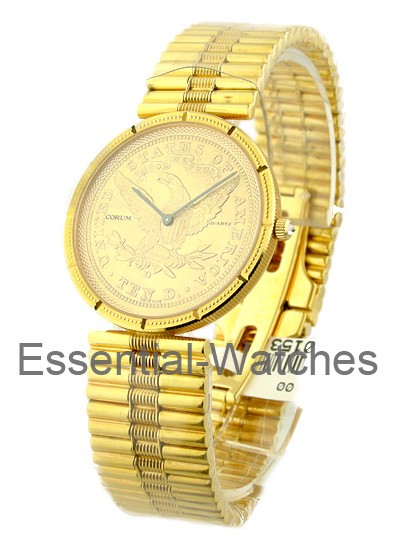 Corum $10 Gold Coin Watch on Bracelet