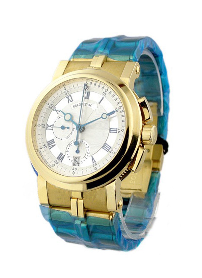 Breguet Marine II Chronograph 42mm Automatic in Yellow Gold