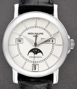 5150G - T150 Annual Calendar Tiffany Special Edition 2001 - White Gold
