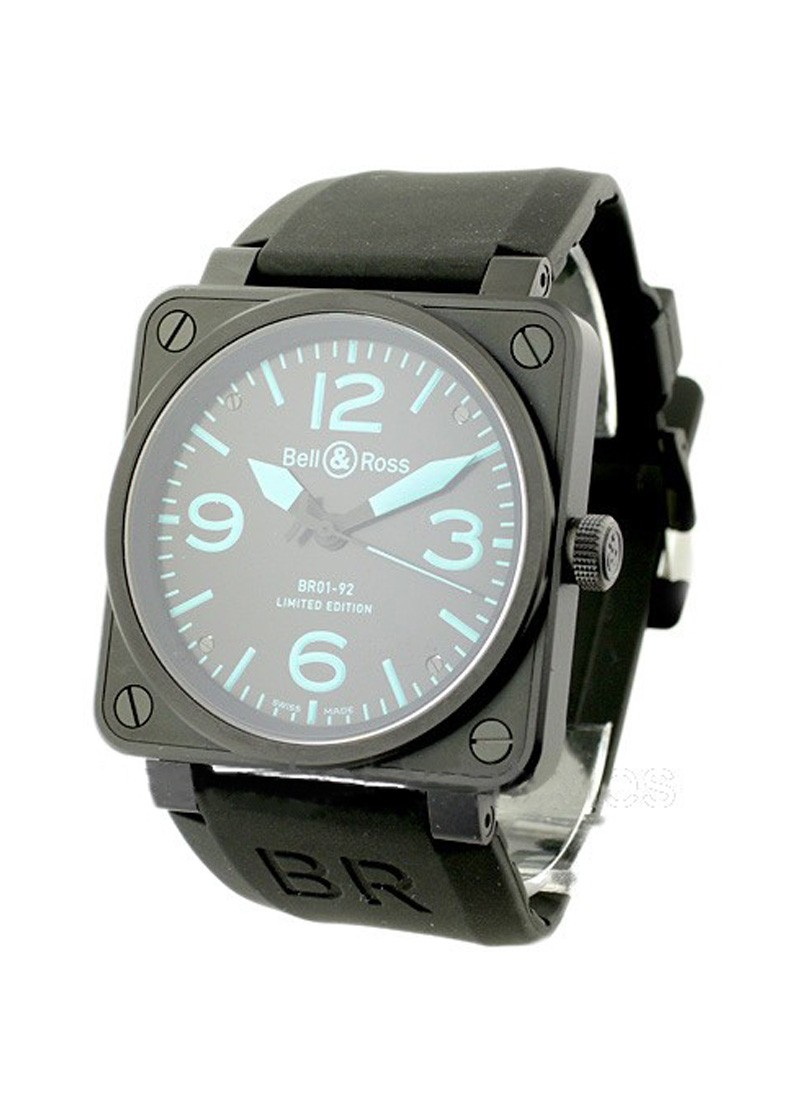 Bell & Ross BRO1-92 Automatic in Carbon Steel