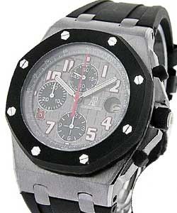 Royal Oak Offshore Orchard Road 44mm in Tantalum with Rubber-clad Bezel on Black Rubber Strap with Anthracite Mega Tapisserie Dial - 100pcs Produced