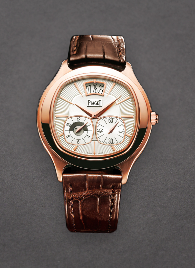 Piaget Black Tie Emperador Cushion in Rose Gold