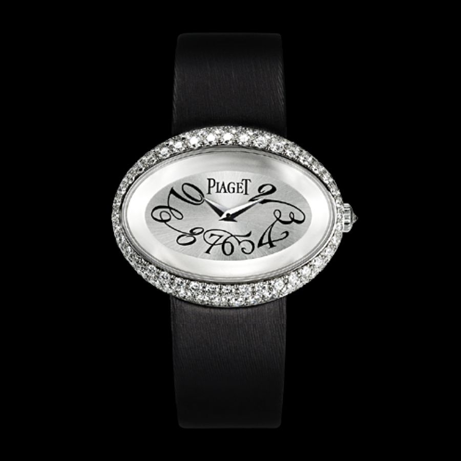 Piaget Limelight Oval in White Gold with Diamond Bezel