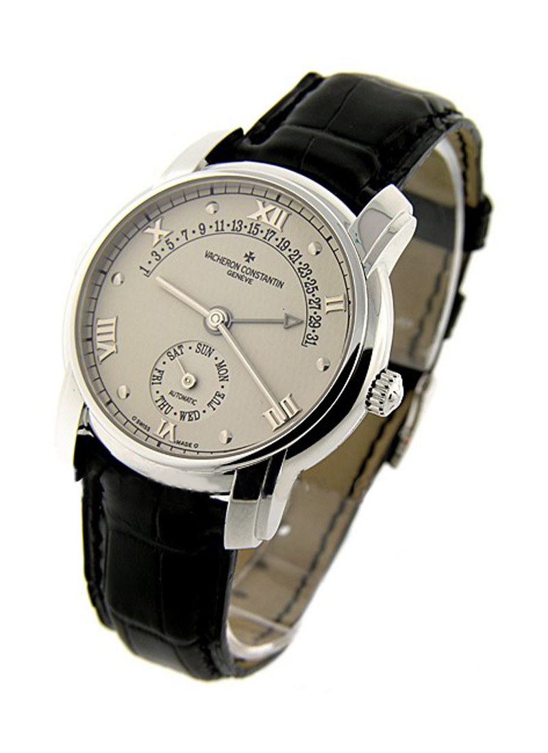 Vacheron Constantin Patrimony 31 Day Retrograde in White Gold