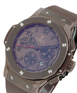  Big Bang Chocolate PVD in Steel Limited Edition to 500 Pieces on Brown Rubber Strap with Chocolate Brown Dial 