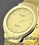 Cellini - Yellow Gold - 36mm on Yellow Gold Bracelet with Champagne Diamond Dial