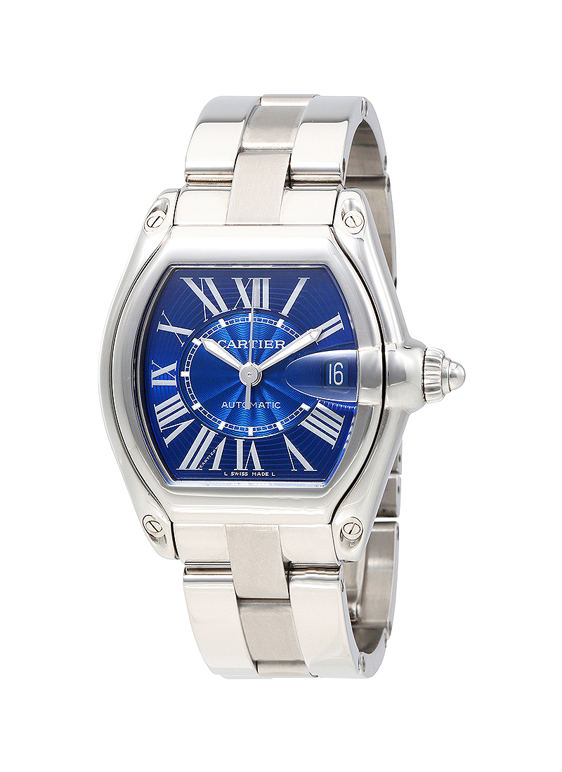 Mens Roadster Steel with Blue Dial 100 Year Anniversary Model W62048V3