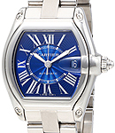Mens Roadster Steel with Blue Dial 100  Year Anniversary Model