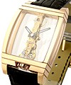 Golden Bridge - Rose Gold  Rose Gold on Strap with Skeletonized Dial
