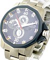 Admiral's Cup Tides 48mm in Titanium on Titanium Bracelet with Blue Dial