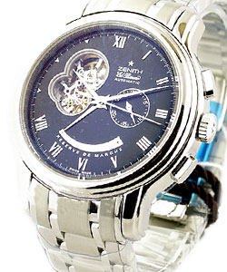 Chronomaster XXT Open in Steel on Steel Bracelet with Black Dial