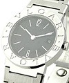 Bvlgari-Bvlgari 26mm in Steel on Steel Bracelet with Black Dial