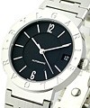 Bvlgari-Bvlgari 33mm Automatic Steel on Bracelet with Black Dial