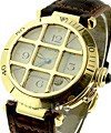38mm Pasha with Grid Yellow Gold on Strap