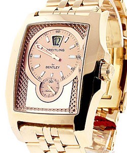 Bentley Flying B Jump Hour  Rose Gold on Bracelet