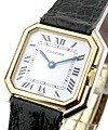 Two - Tone Vintage Cartier 'Ceinture' - Circa 1970 18KT Yellow and White Gold on Strap
