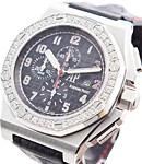 Royal Oak Shaq Offshore with Diamond Bezel White Gold on Strap - Limited Edition to 96 pcs.