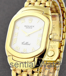 Cellini - Yellow Gold on Yellow Gold Bracelet with White Roman Dial