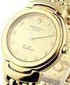 Cellini in Yellow Gold on Yellow Gold Bracelet with Champagne Dial