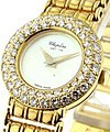 Lady's Round Classique Yellow Gold on Bracelet with Diamond Case  