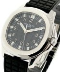 5065A - Jumbo Aquanaut on Rubber Strap Steel - Black Dial