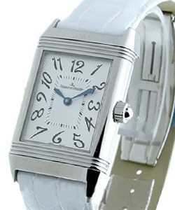 Lady''''s Duetto Classique Steel on White Strap