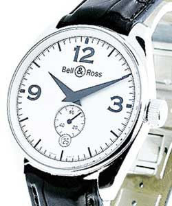 Vintage 123  Steel on Strap with White Dial