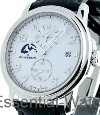 Leman Dual Time Steel on Strap with White Dial 