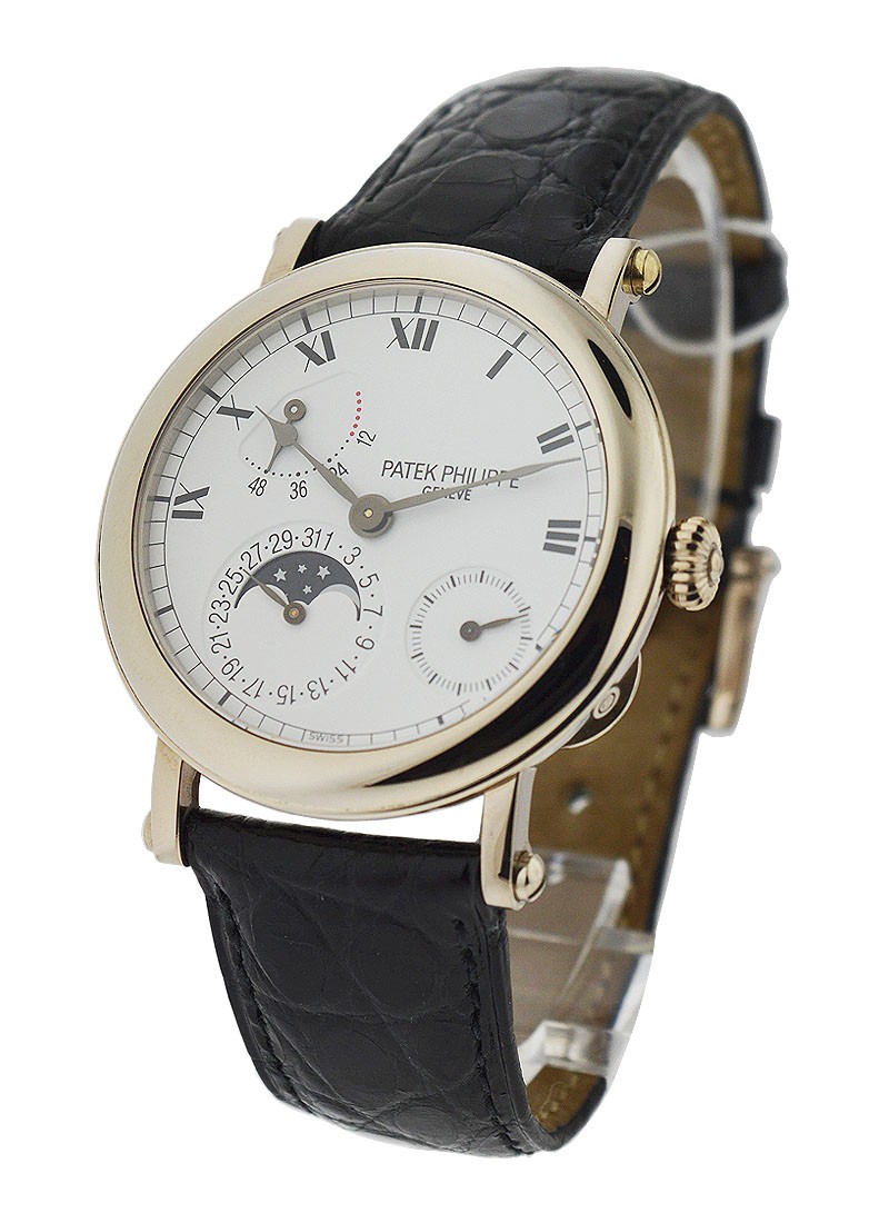 Patek Philippe Complications 5054 Power Reserve Moonphase in White Gold