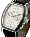 Royal Eagle White Gold on Strap with Silver Dial