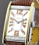 Vintage Rolex Tank - Circa 1930's 18KT White & Yellow Gold