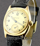 Vintage Cushion Style Rolex - Circa 1930's 9 KT Yellow Gold