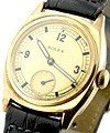 Vintage Cushion Style Rolex - Circa 1930's 9 KT Yellow Gold