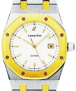 Royal Oak Automatic Two-Tone in Steel and Yellow Gold Bezel on Steel and Yellow Gold with White Dial