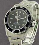 Sea Dweller in Steel with Black Bezel on Steel Oyster Bracelet with Black Dial