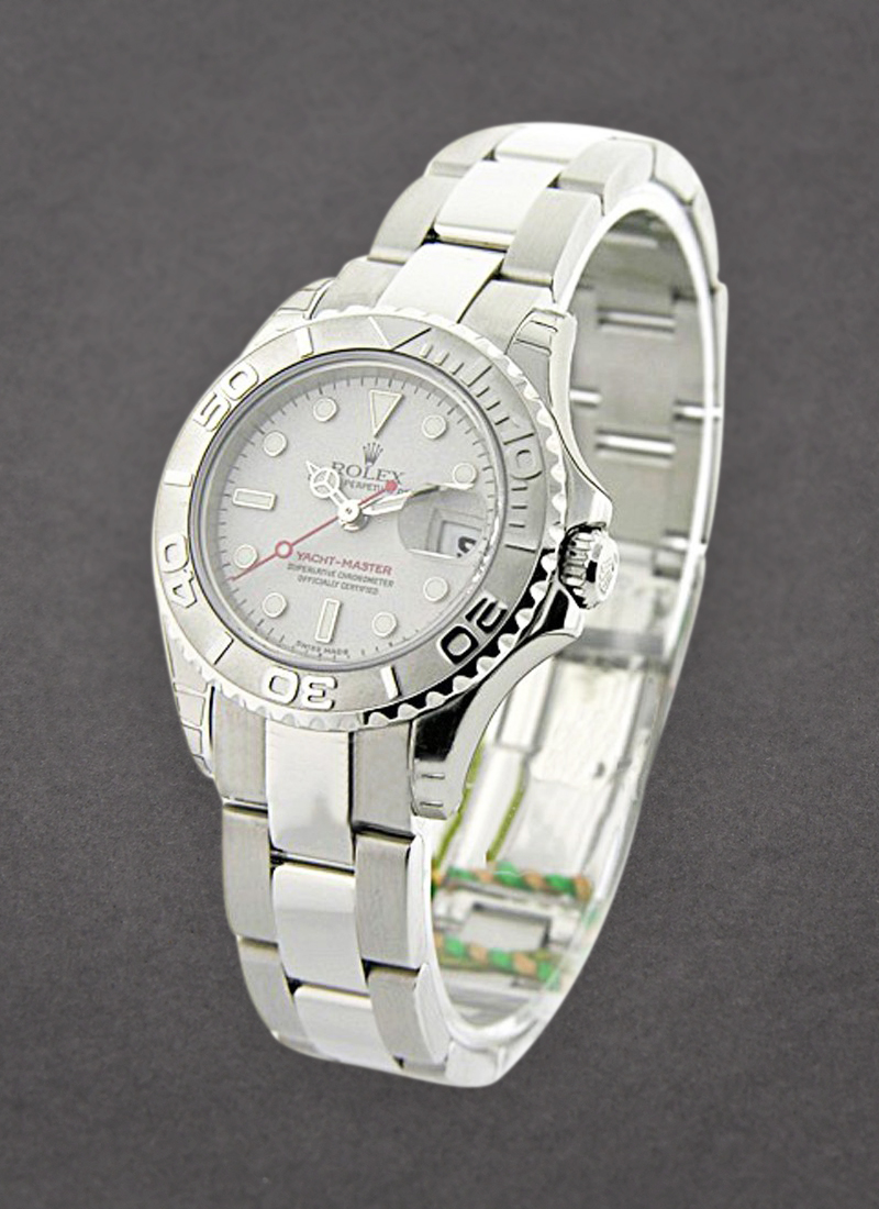 Rolex Unworn Yachtmaster in Steel with Platinum Bezel