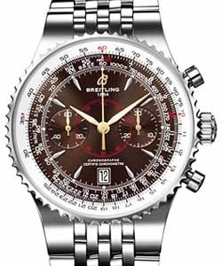 Navitimer Montbrillant Legende in Steel on Steel Bracelet with Bronze Dial