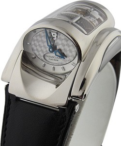 Bugatti Type 370 32.4mm in White Gold on Black Calfskin Leather Strap with Silver Dial -Ltd to 50 Pcs