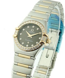 Constellation 95 - Diamond Bezel Steel/Rose Gold with Brown Dial