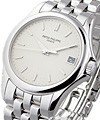 Calatrava 37mm Automatic in White Gold on White Gold Bracelet with Silver Dial