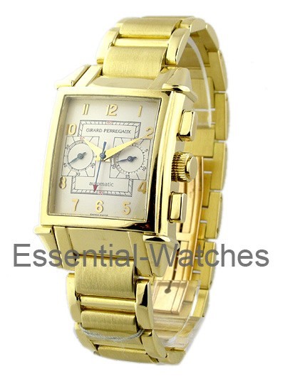 Girard Perregaux  Vintage 1999 Chronograph Automatic in Yellow Gold