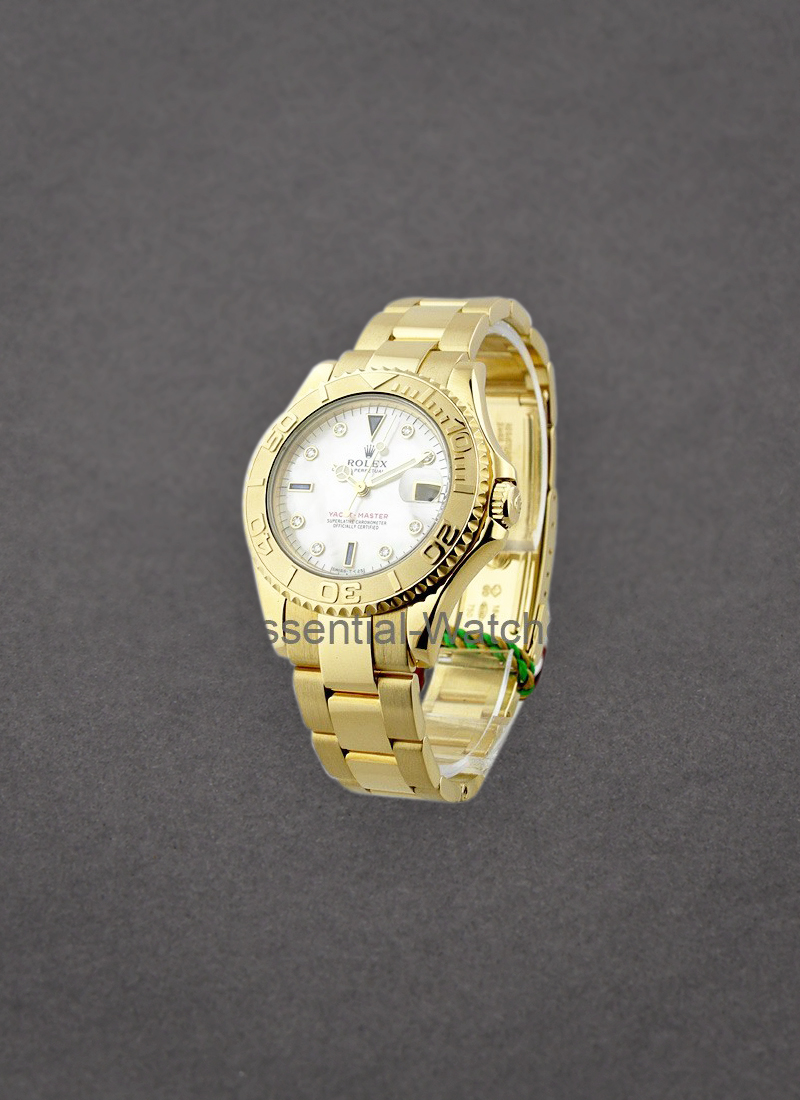 Pre-Owned Rolex Yacht-Master Mid Size in Yellow Gold