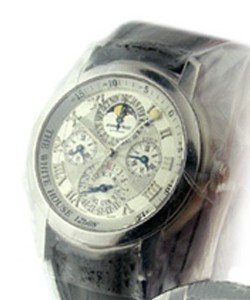 Jules Audemars Equation of Time - Clinton Foundation in White Gold on Black Leather Strap with Silver Dial - Limited Edition of 42pcs
