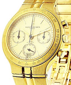 Phidas Chronograph 35mm Automatic in Yellow Gold on Yellow Gold Braclet with Yellow Gold Dial