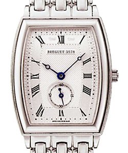 Breguet Automatic White Gold on Bracelet with Silver Dial 