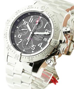 Avenger Skyland Chronograph in Steel on Steel Bracelet with Black Dial