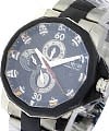 Admirals Cup Tides 48mm in Titanium on Rubber and Steel Bracelet with Black Dial