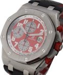 Royal Oak Offshore Rhone-Fusterie - Limited to 500 pcs. Special  Boutique Edition  Steel with Red Arabic Dial